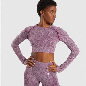 Gymshark Vital Seamless Long Sleeve Crop Top